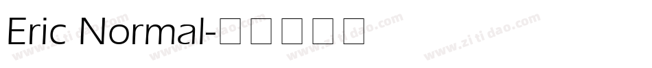 Eric Normal字体转换